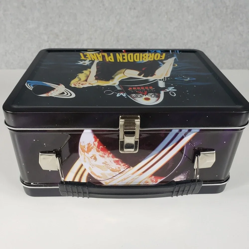 Forbidden Planet Vintage Tin Lunch Box‎ Sci-Fi Movie Memorabilia Robby the Robot